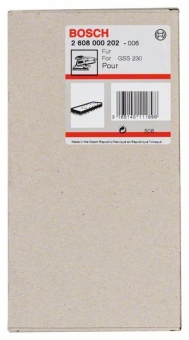 Шлифпластина 185 93 мм 2608000202